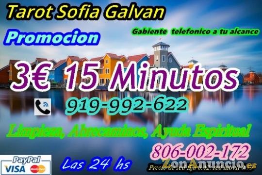tarot Sofía Galván 3 euros los 15 min.